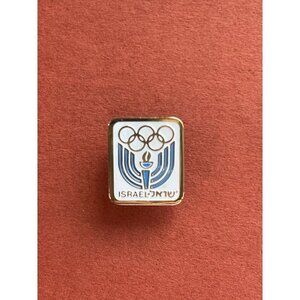 VINTAGE Israel Olympic Committee Enamel‎ Pin GOT IN A LOT OF PINS FROM 1988